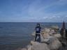 На море